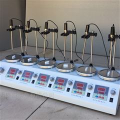 HJ-6A数显恒温多头磁力加热搅拌器